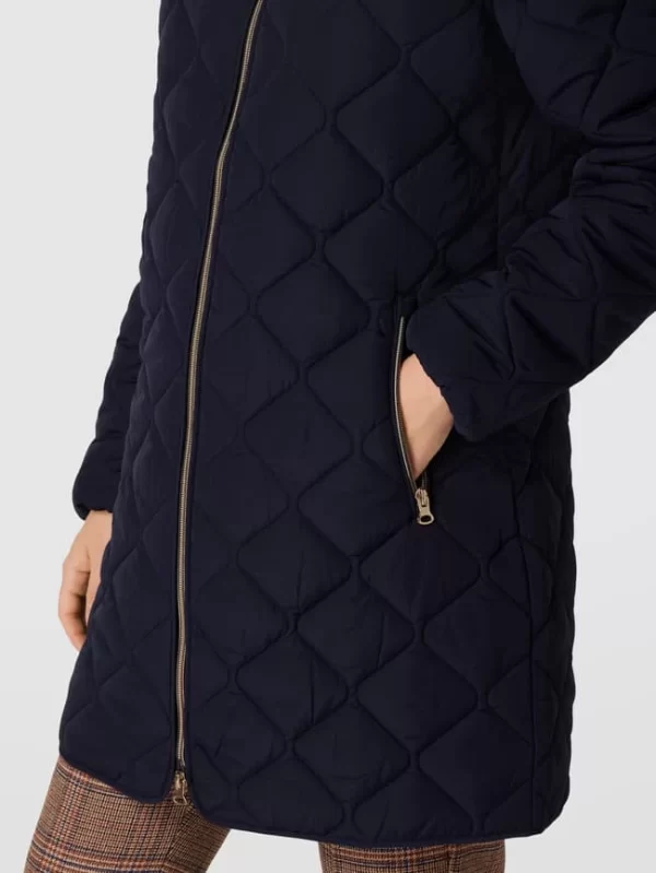 Christian Berg Woman Selection Steppjacke Mit Stehkragen – Dunkelblau 4