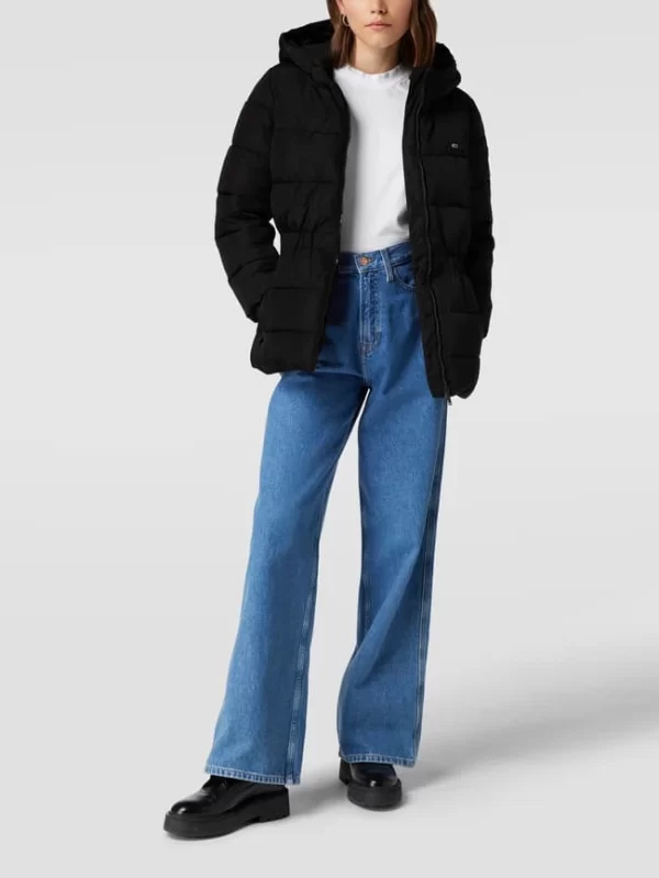 Tommy Jeans Steppjacke Mit Kapuze – Schwarz 1