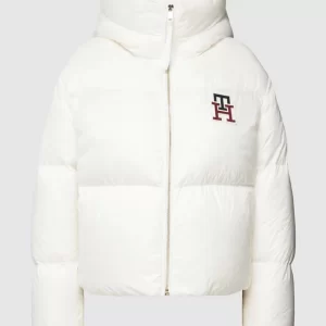 Tommy Hilfiger Daunenjacke Mit Label-Details – Ecru 9