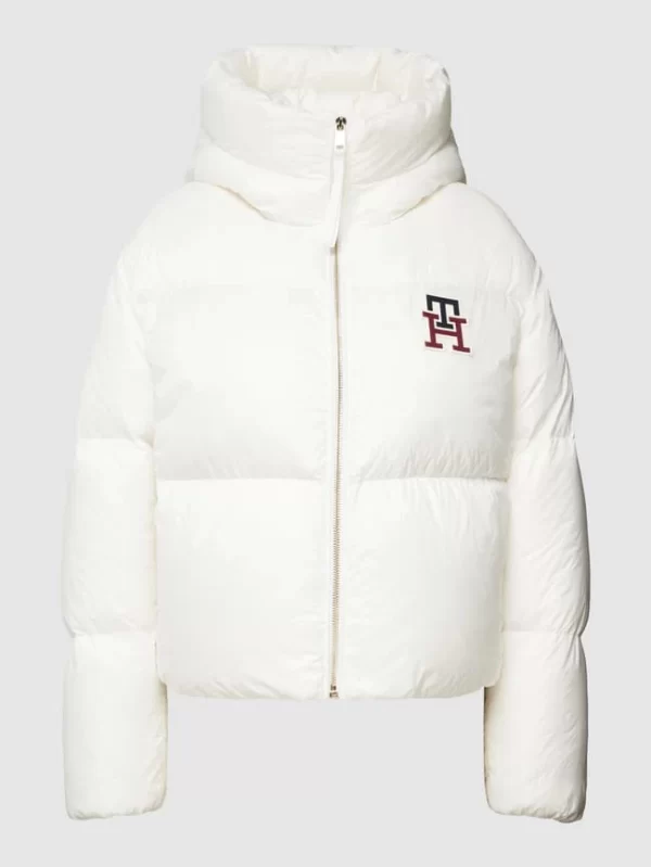 Tommy Hilfiger Daunenjacke Mit Label-Details – Ecru 3