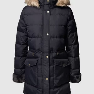 Lauren Ralph Lauren Daunenjacke Mit Label-Details – Marineblau 9
