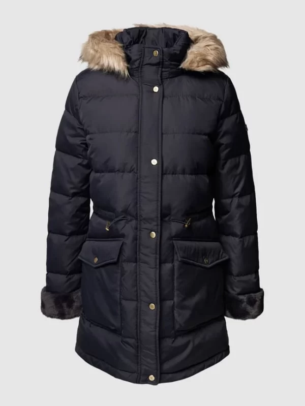 Lauren Ralph Lauren Daunenjacke Mit Label-Details – Marineblau 3