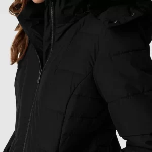 Jake*s Collection Steppjacke Mit Kunstpelzkragen – Schwarz 11