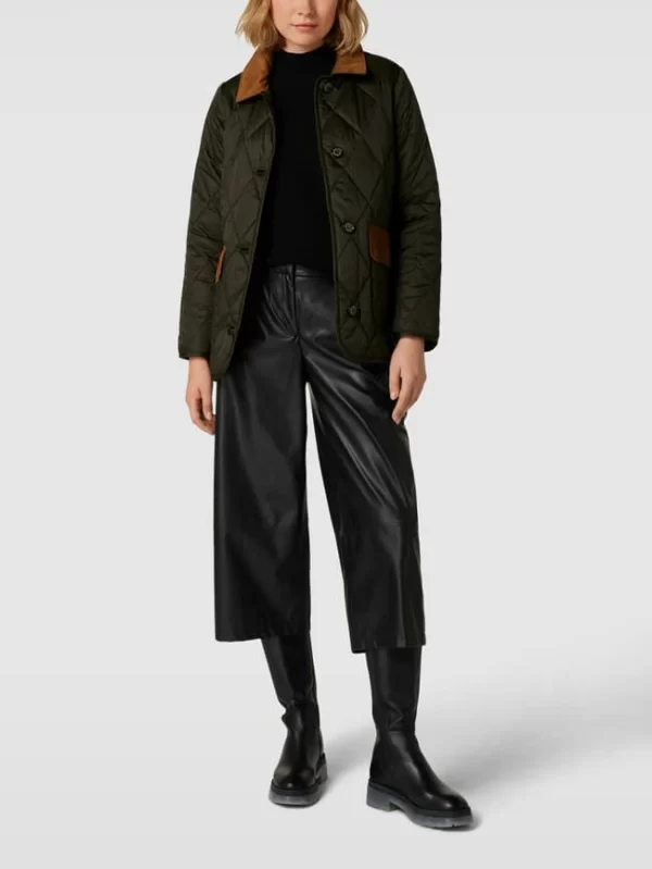 Barbour Steppjacke Mit Umlegekragen Modell ‘BRAGAR QUILT’ – Olivgrün 1