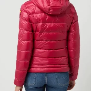 Blauer Usa Daunenjacke Mit Kapuze – Pink 15