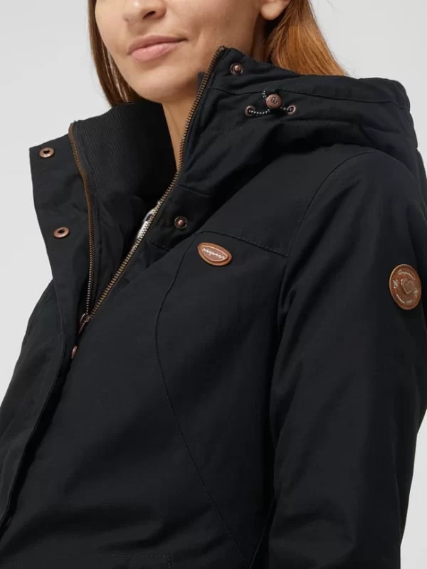 Ragwear Parka Mit Kapuze Modell ‘Jannisa’ – Schwarz 4