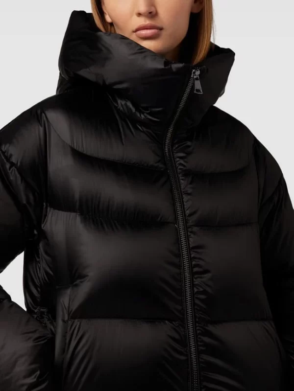 Windsor Daunenjacke Mit Label-Details – Schwarz 4