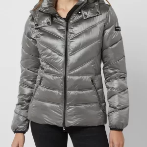 Frieda & Freddies Steppjacke Mit Abnehmbarer Kapuze – Mittelgrau 14