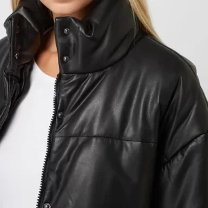 Studio AR Steppjacke Aus Leder Modell ‘Mariana’ – Schwarz 11