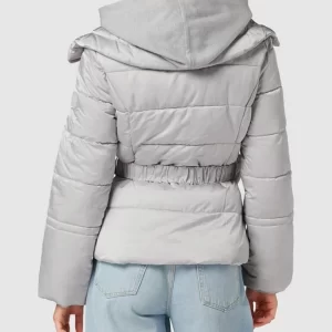 Guess Steppjacke In Glanz-Optik Modell ‘GLITZY PUFFA’ – Stein 15