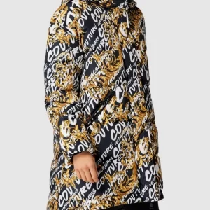 Versace Jeans Couture Steppjacke Mit Allover-Logo – Schwarz 13