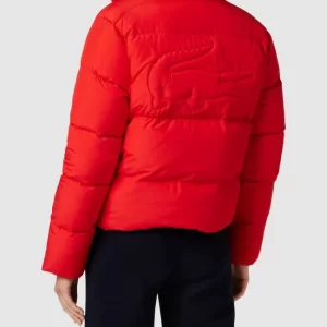 Lacoste Daunenjacke Mit Label-Detail – Rot 15