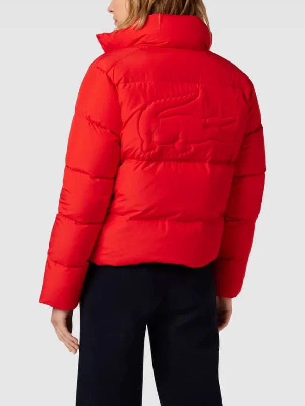 Lacoste Daunenjacke Mit Label-Detail – Rot 6