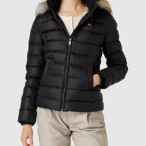 Tommy Jeans Steppjacke Mit Brand-Stitching Modell ‘BASIC HOODED DOWN JACKET’ – Schwarz 13