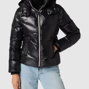 BOSS Daunenjacke Mit Label-Details Modell ‘Pepule’ – Schwarz 13