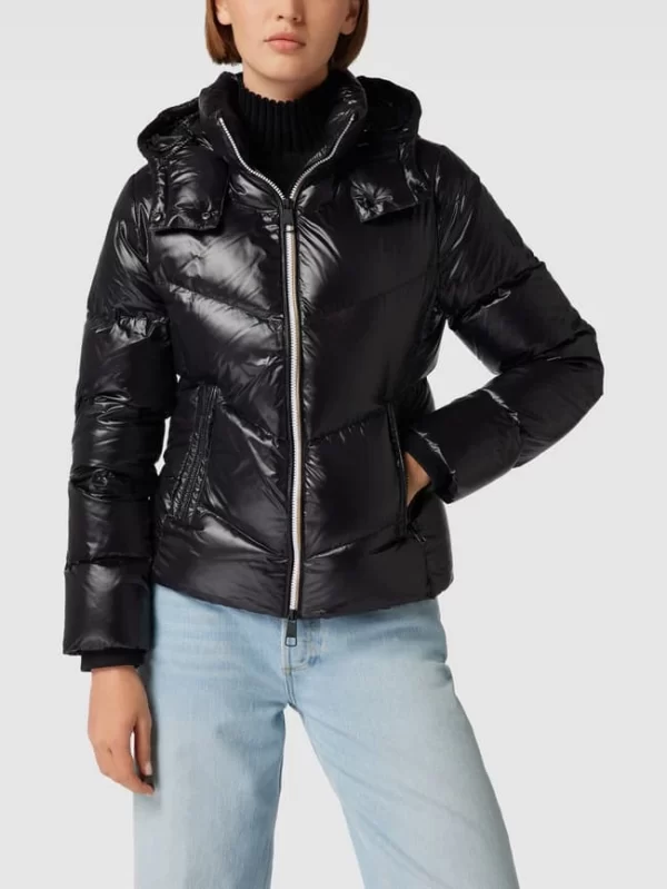 BOSS Daunenjacke Mit Label-Details Modell ‘Pepule’ – Schwarz 5