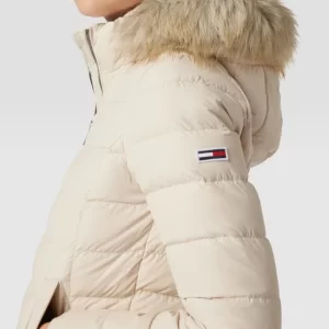 Tommy Jeans Steppjacke Mit Brand-Stitching Modell ‘BASIC HOODED DOWN JACKET’ – Sand 11