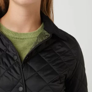 Barbour Steppjacke Mit Cordkragen Modell ‘Deveron’ – Schwarz 12