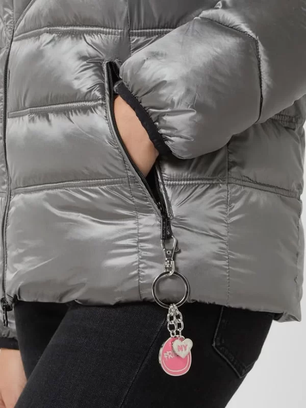 Frieda & Freddies Steppjacke Mit Abnehmbarer Kapuze – Mittelgrau 4