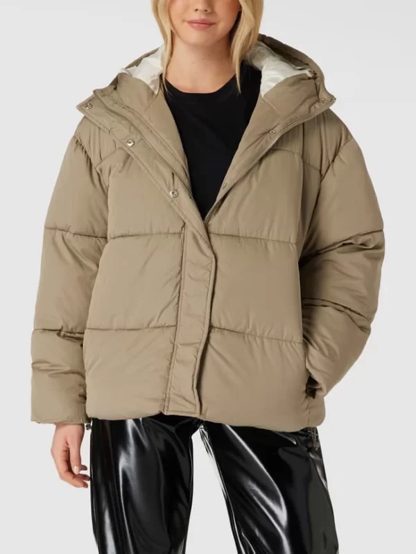 REVIEW Steppjacke Mit Kapuze – Lindgrün 5