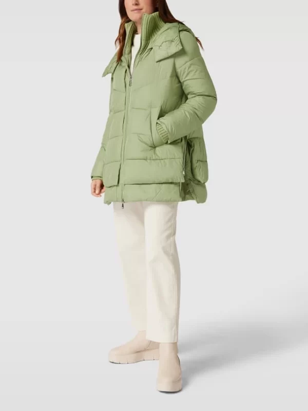S.Oliver RED LABEL Steppjacke Mit Kapuze – Hellgrün 1