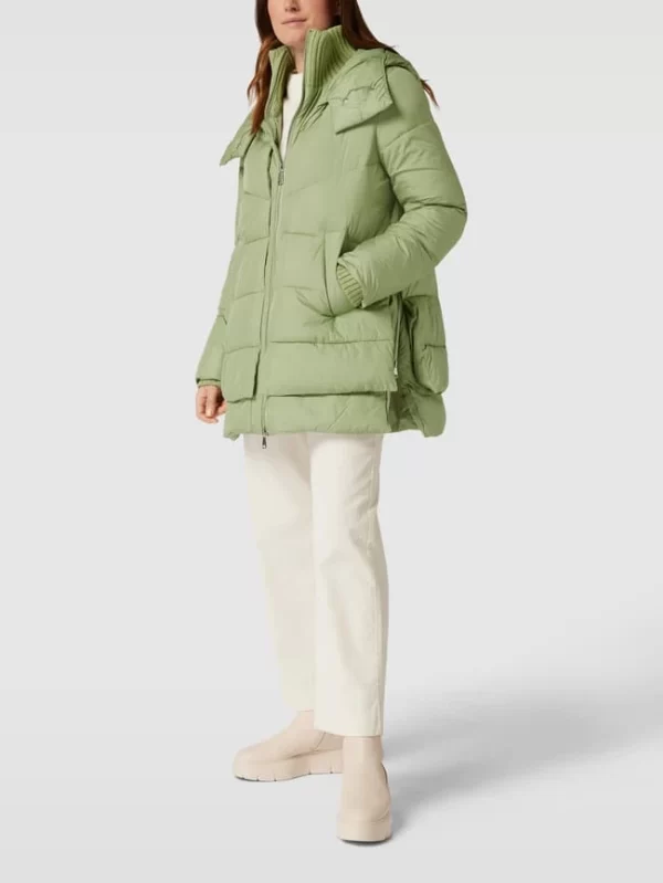 S.Oliver RED LABEL Steppjacke Mit Kapuze – Hellgrün 1
