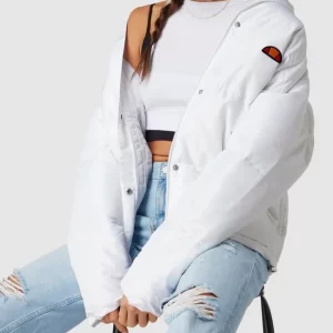 Ellesse Steppjacke Mit Logo-Stitching Modell ‘PEJO’ – Weiß 11