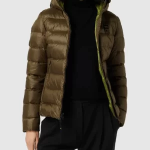 Blauer Usa Daunenjacke Mit Kapuze – Olivgrün 13