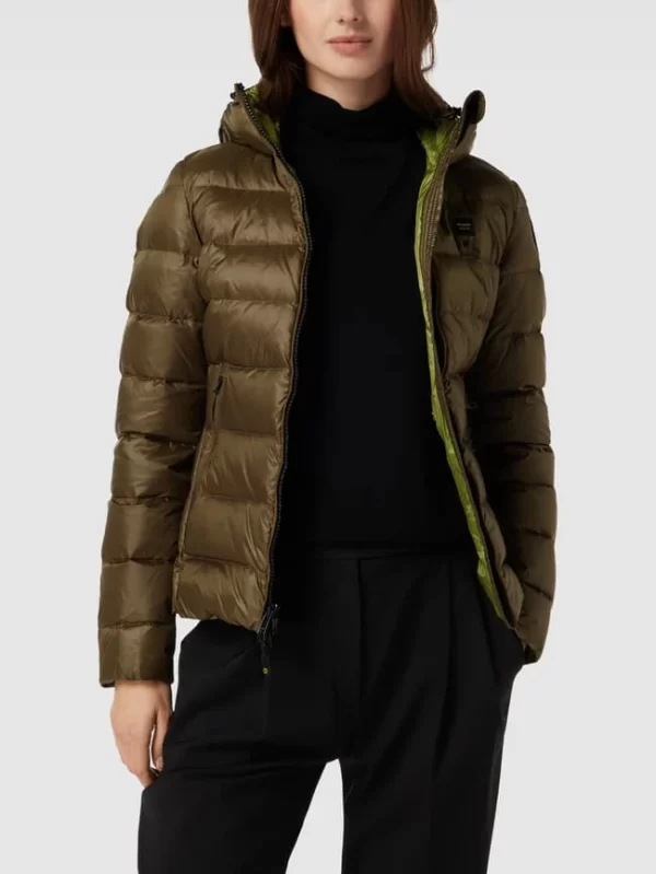 Blauer Usa Daunenjacke Mit Kapuze – Olivgrün 5