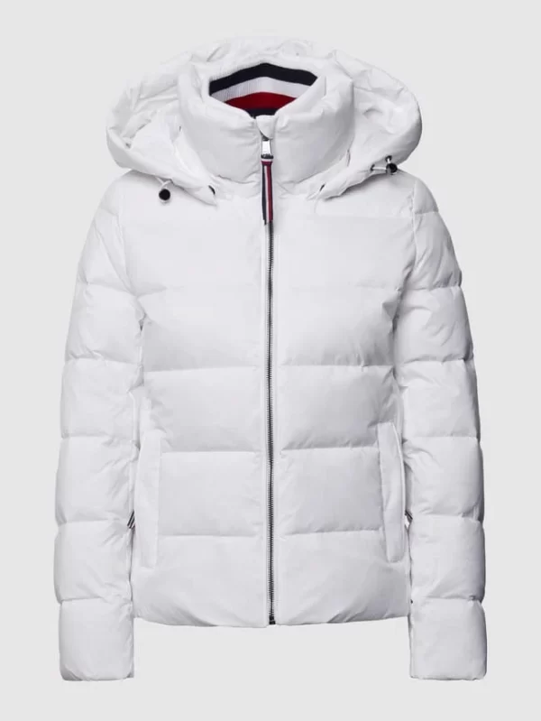Tommy Hilfiger Daunenjacke Mit Abnehmbarer Kapuze – Weiß 3