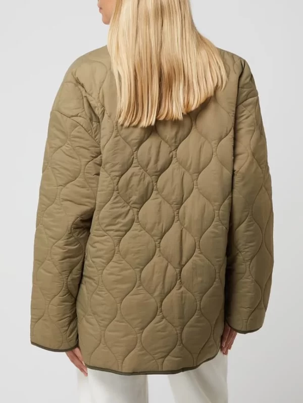 KARO KAUER EXKLUSIV Oversized Steppjacke Mit überschnittenen Schultern – Karo Kauer X P&C – Exklusiv Bei Uns – Schilf 6