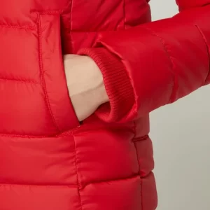 Tommy Jeans Daunenjacke Mit Webpelz – Rot 16