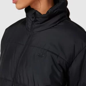 Adidas Originals Steppjacke Mit Kontraststreifen – Schwarz 11