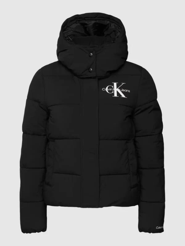 Calvin Klein Jeans Steppjacke Mit Abnehmbarer Kapuze – Schwarz 3