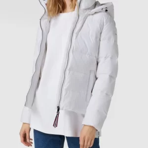 Tommy Hilfiger Daunenjacke Mit Abnehmbarer Kapuze – Weiß 13