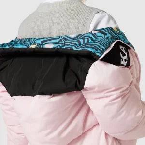 KARL KANI Steppjacke Mit Label-Stitching Modell ‘RETRO’ – Rosa 12