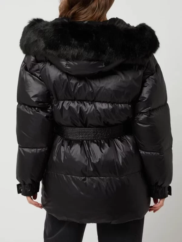 Miss Sixty Daunenjacke Mit Kunstfell – Schwarz 6