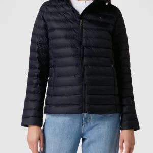 Tommy Hilfiger Daunenjacke In Stepp-Optik Mit Kapuze – Marineblau 13