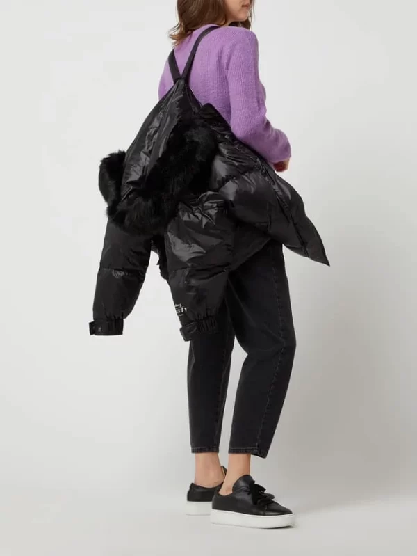 Miss Sixty Daunenjacke Mit Kunstfell – Schwarz 7