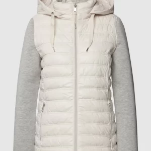 Christian Berg Woman Selection Steppjacke Mit Jersey-Arm Und Kapuze – Offwhite 9