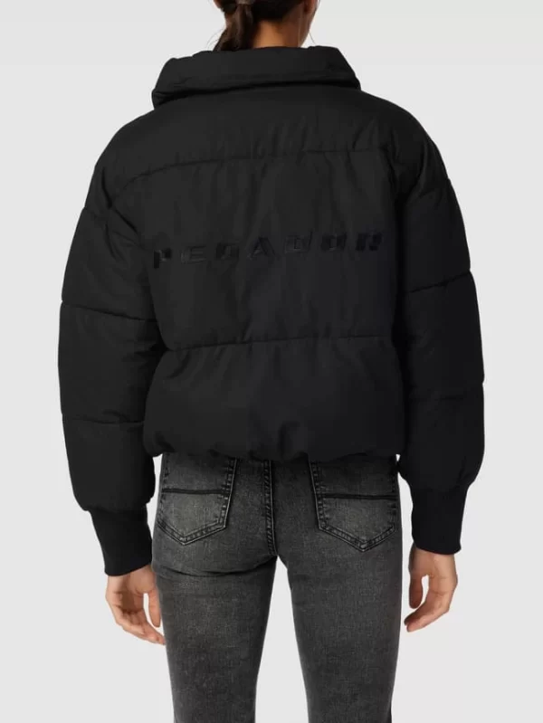 Pegador Oversized Steppjacke Mit Stehkragen Modell ‘GENEVA’ – Schwarz 6