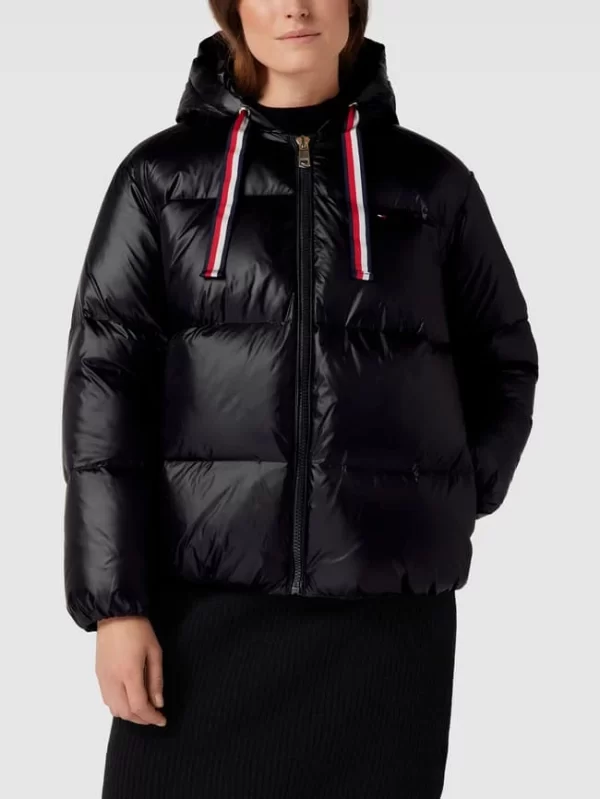 Tommy Hilfiger Daunenjacke Mit Kapuze – Schwarz 5
