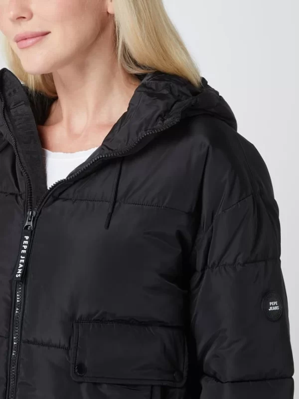 Pepe Jeans Steppjacke Mit Wattierung Modell ‘Amandine’ – Schwarz 4