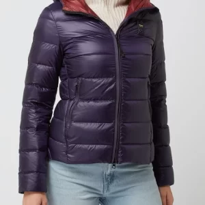 Blauer Usa Daunenjacke Mit Kapuze – Marineblau 13