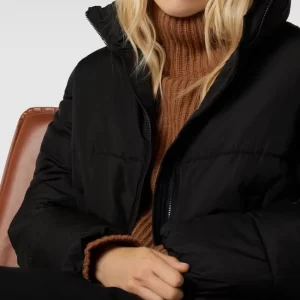 Vila Steppjacke Mit Stehkragen – Schwarz 11