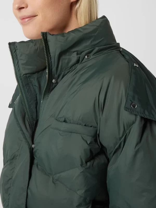 American Vintage Steppjacke Mit Kapuze – Grün 4