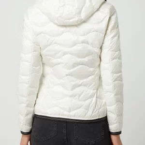 Blauer Usa Daunenjacke Mit Kapuze – Weiß 16