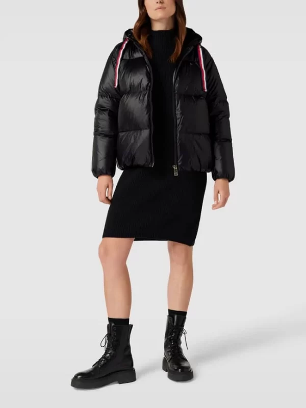 Tommy Hilfiger Daunenjacke Mit Kapuze – Schwarz 1