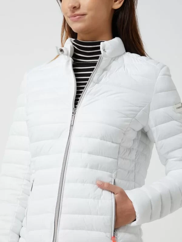 Frieda & Freddies Steppjacke Mit Reißverschlusstaschen – Offwhite 4