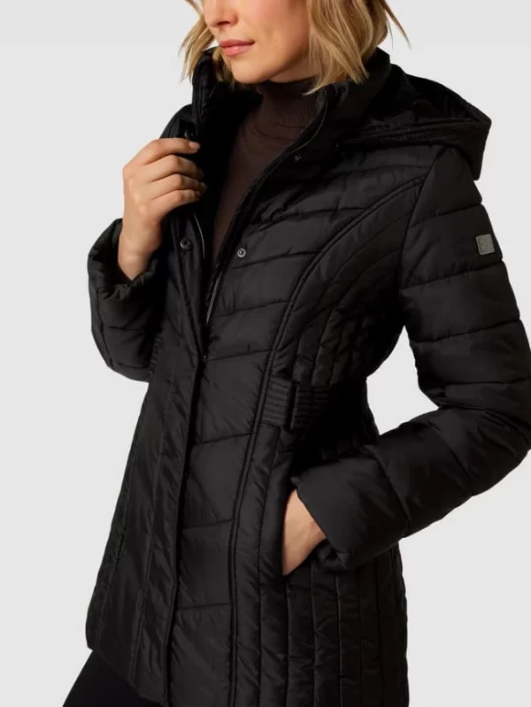 Betty Barclay Steppjacke Mit Taillengürtel Modell ‘BESTPREIS’ – Schwarz 4